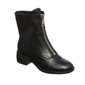 NWT Antelope Black Zipper Ankle Boot Woman’s Size 36